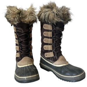 Sorel Joan Of Artic Waterproof Winter Boots Size 8